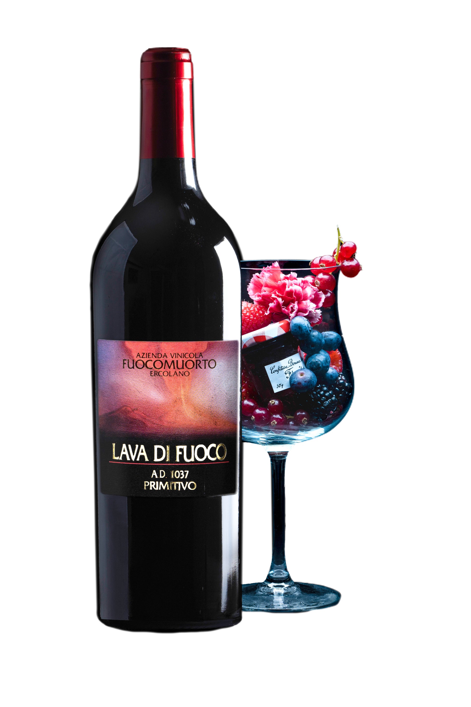 6 bottles of Lava di Fuoco AD 1037 - IGP Campania Primitivo